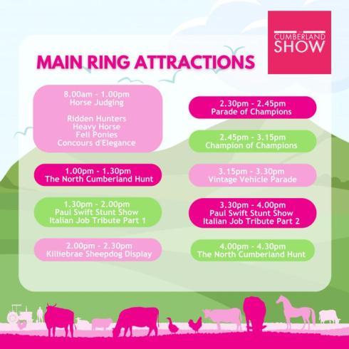 Main Ring Timetable 2024