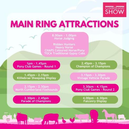 Main Ring Timetable 2026 Main Ring Timetable 2026